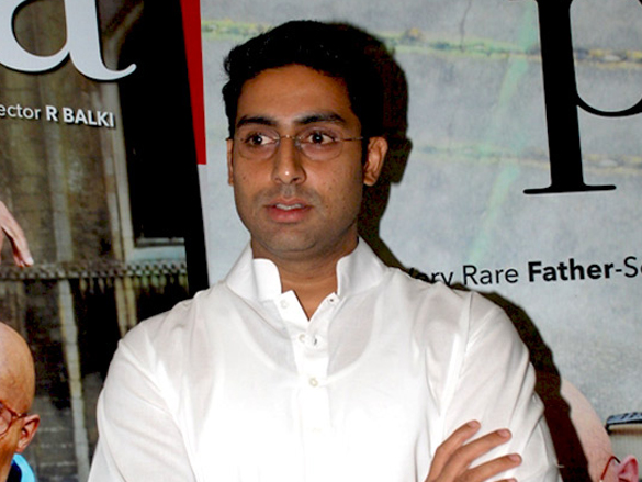 abhishek bachchan promotes his film paa at the big 92 7 fm studios 7