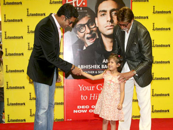 big b and abhishek unveil hi blitz magazine 7