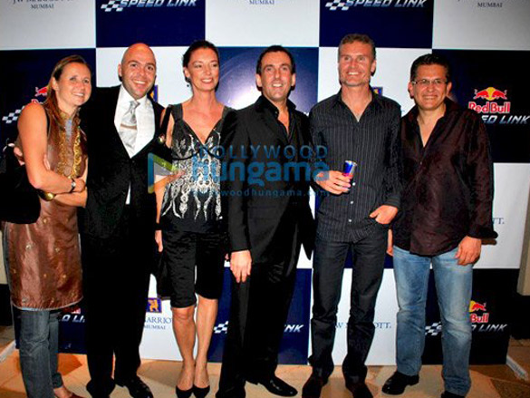 david coulthard and hard kaur at red bull f1 bash 2