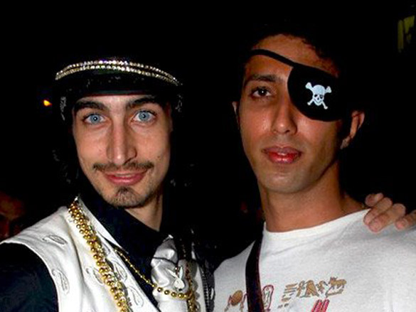 imran khan and dino morea at elbo room halloween bash 9