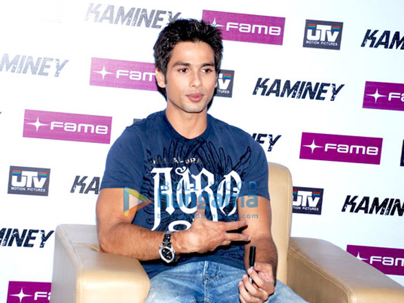 shahid kapoor at kaminey promotional event 7