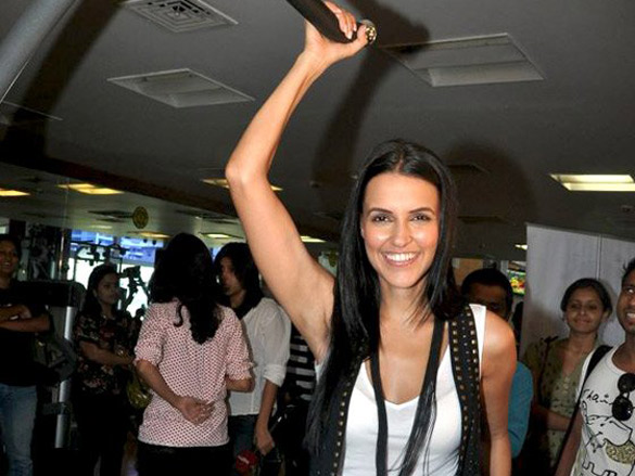 neha dhupia at axn action awards media meet 6