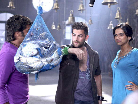 on the sets of lafangey parindey