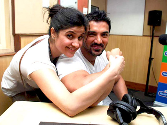 john abraham promotes aashayein at radio city 91 1 fm 6