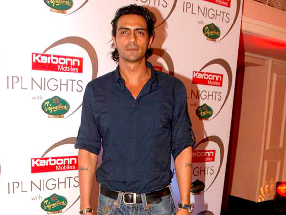 arjun rampal at shantanu nikhils ipl party nights 7