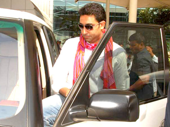 abhishek bachchan returns from goa schedule of dum maro dum 7