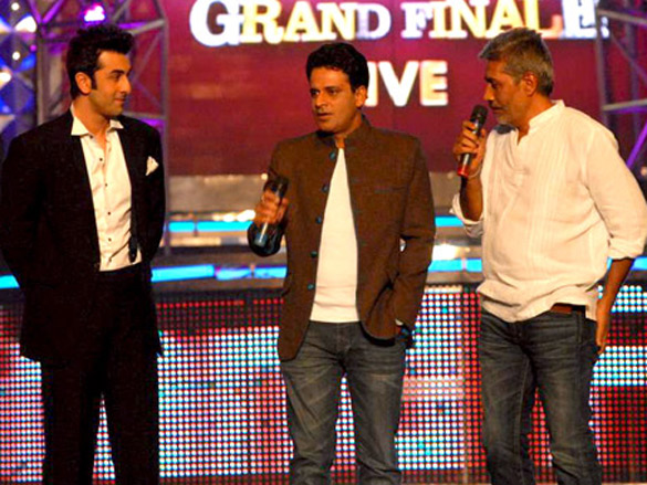 ranbir at the grand finale of dance india dance 5