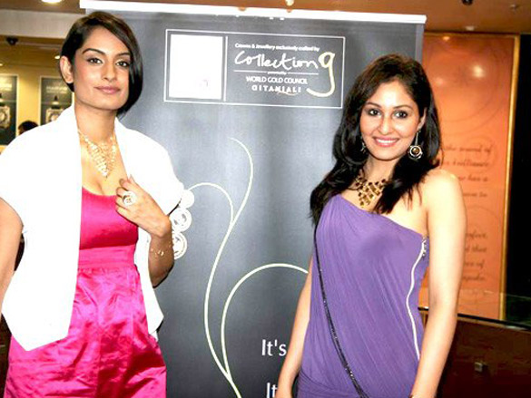 pooja chopra and ekta chaudhry at world gold council launch of collection g 4