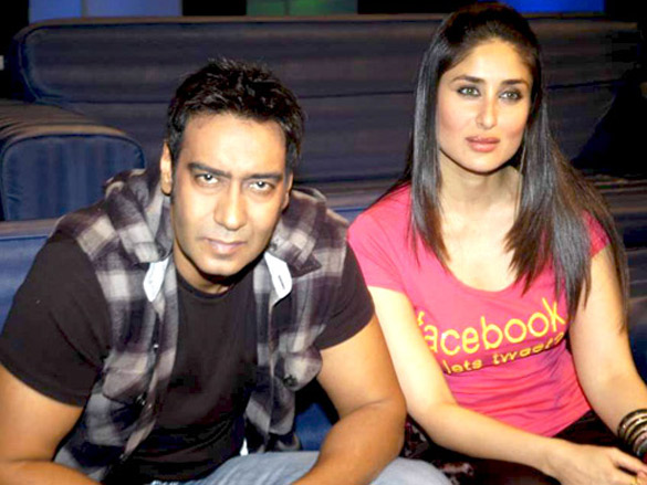 ajay and kareena promote golmaal 3 on the sets of zees saregama 3