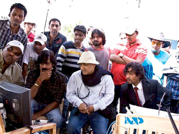 on the sets of knock out 12