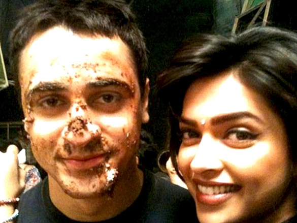 on the sets of break ke baad