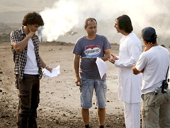 on the sets of action replayy 23