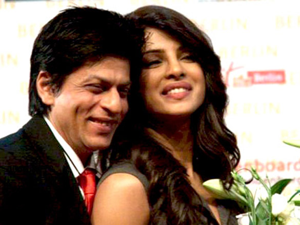 shahrukh and priyanka at don 2 berlin press conference 8