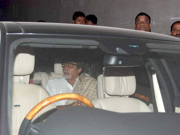 big b with family at action replayy screening 2