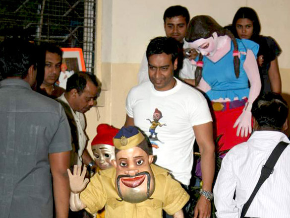 ajay devgn at toonpur ka superrhero promotional events 6
