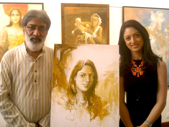 sandeepa dhar of isi life mein at prithvi sonis art exhibition 2
