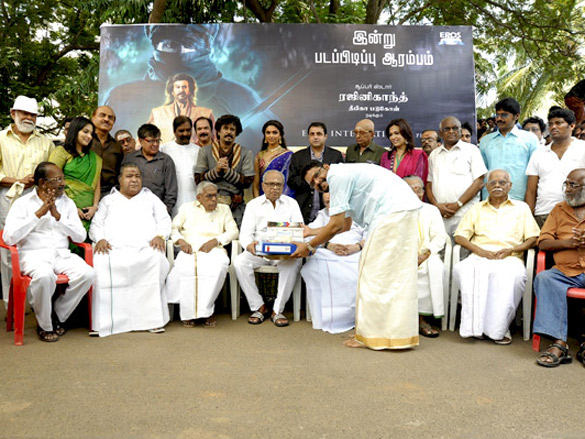 mahurat of rana at avm studios in chennai 5