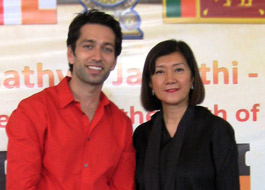 Nakuul Mehta visits the International Buddhist Film Festival in Sri Lanka