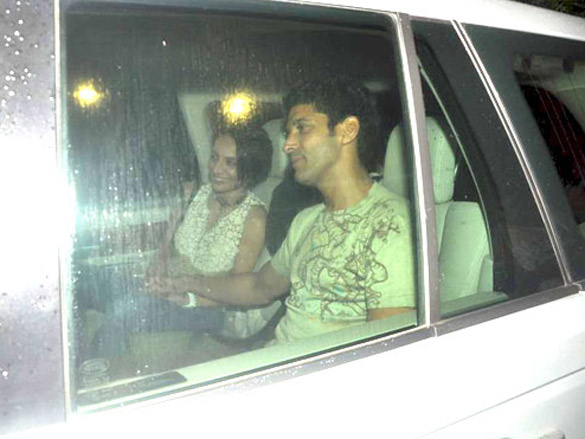zindagi na milegi dobara team attends screening of their film at srks house 3