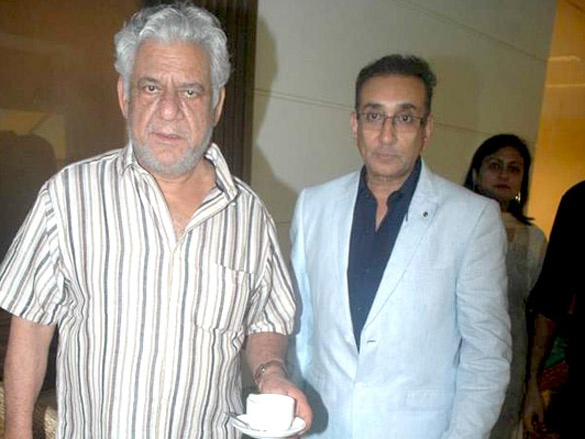 om puri at the press meet of khap 11