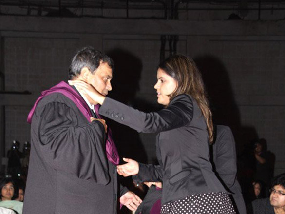 convocation ceremony of whistling woods internationals first batch of students 3