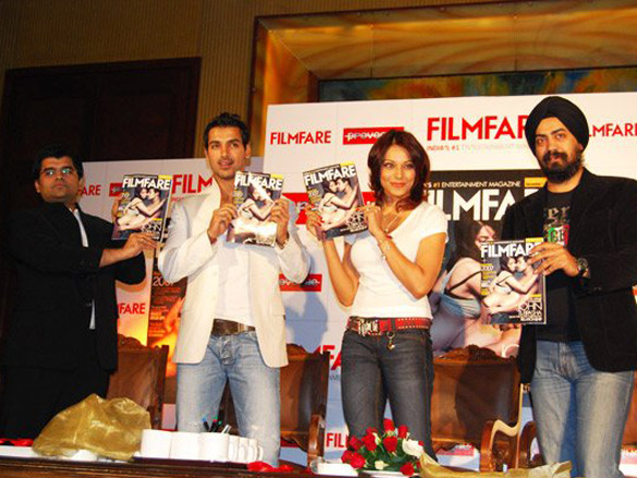 john bipasha launch filmfares new issue 3