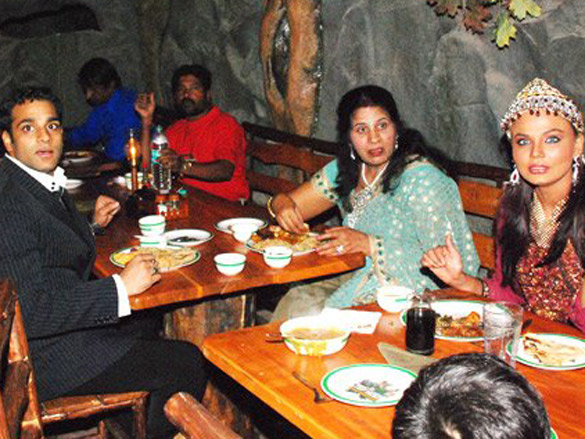 rakhi sawant celebrates her belated birthday at wild dining 2