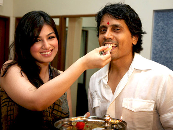 ayesha takia azmi ties rakhi to director nagesh kukunoor 3