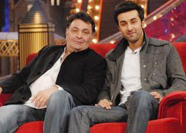 Rishi and Ranbir Kapoor shoot their first ad together