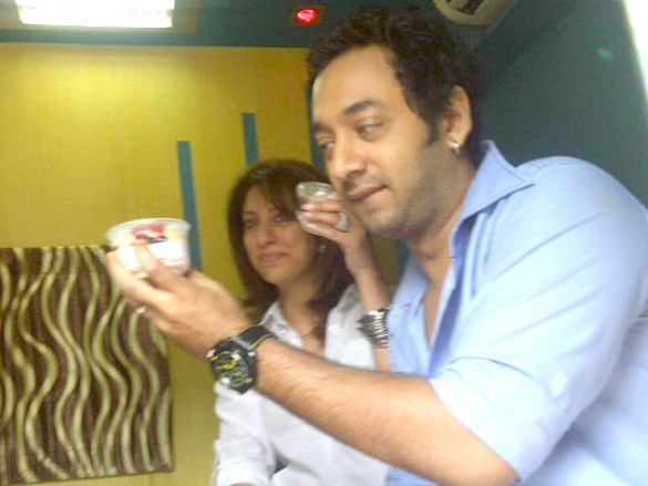 on the sets of tukkaa fitt 13