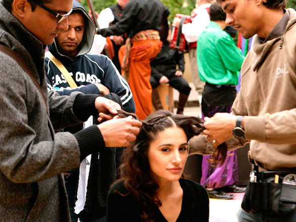 on the sets of rockstar 30