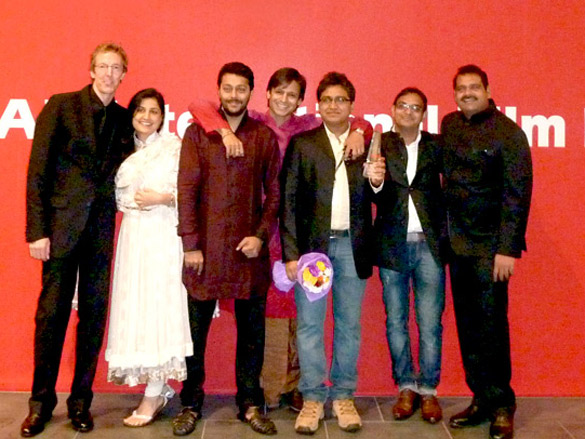 vivek chirag and mahaveer at the busan film festival 4