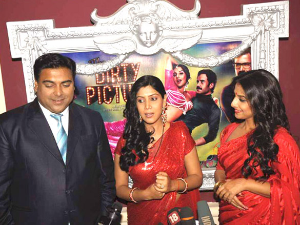 vidya balan on the sets of bade acchey lagtey hain 3