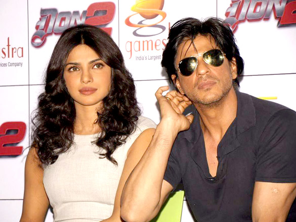 shahrukh khan and priyanka unveil don 2 game 5