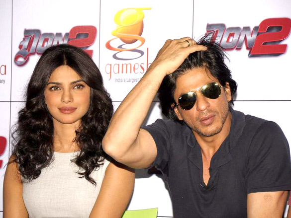 shahrukh khan and priyanka unveil don 2 game 7