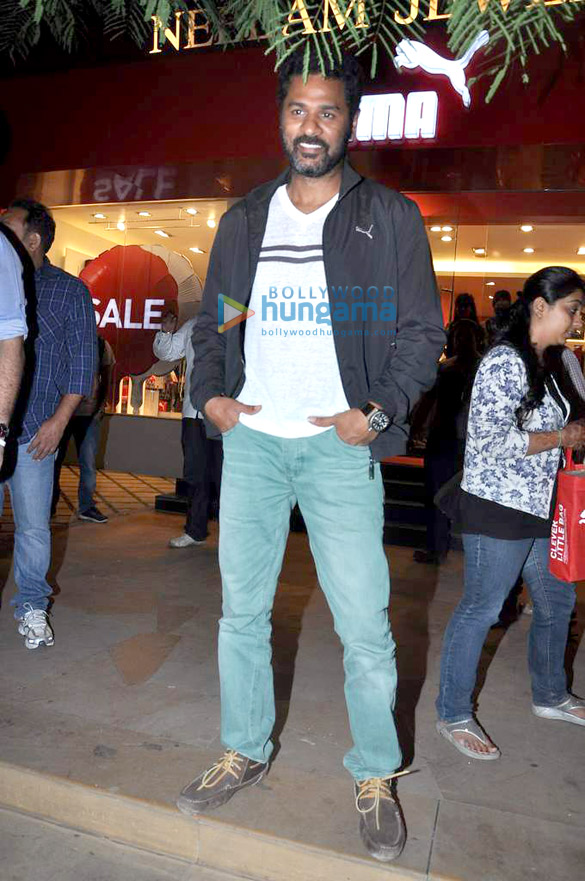 prabhu dheva promotes abcd any body can dance at puma store 10