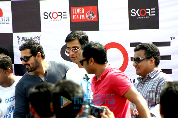 promotions of shootout at wadala at a bike rally 7