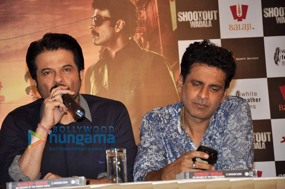 anil manoj sonu sood at the press conference of shootout at wadala 5