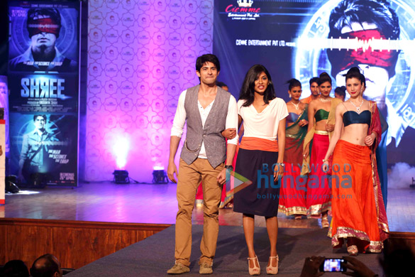 cast and crew of shree promote their film at shanmukhananda auditorium 3
