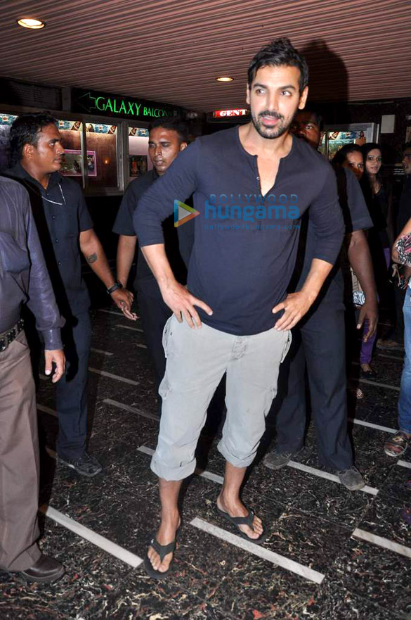 john abraham promotes shootout at wadala at gaiety 6