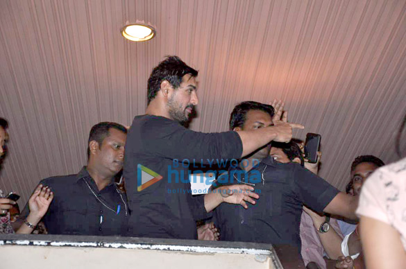 john abraham promotes shootout at wadala at gaiety 4