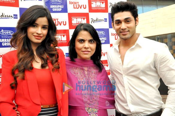 ruslaan chetna promote their film i dont luv u in ghaziabad 3