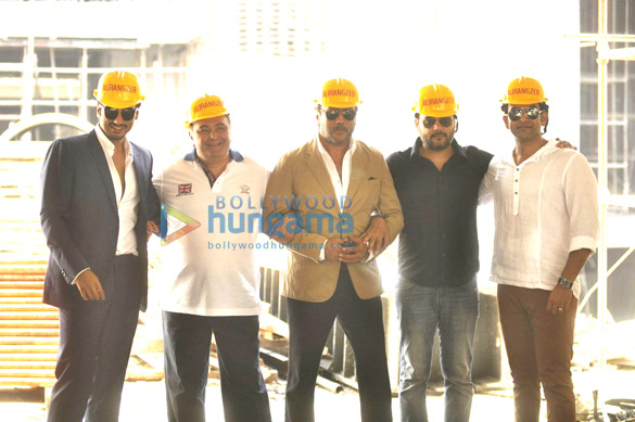 rishi jackie arjun kapoor at the press conference of aurangzeb 3