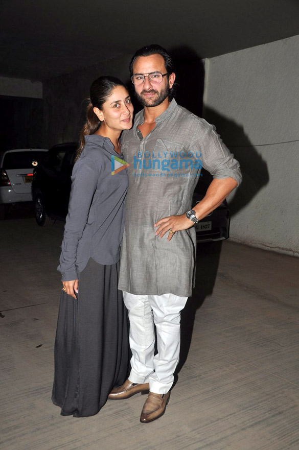 saif kareena karisma at the screening of go goa gone 4