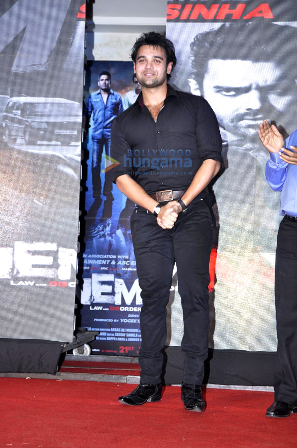 akshay suniel mithun at the first look launch of enemmy 9