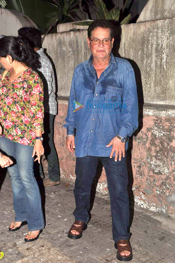 salim waheeda rehman arbaaz at the special screening of yeh jawaani hai deewani 4