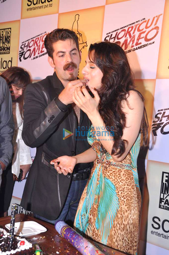 ameesha patels birthday bash promotion of shortcut romeo 5
