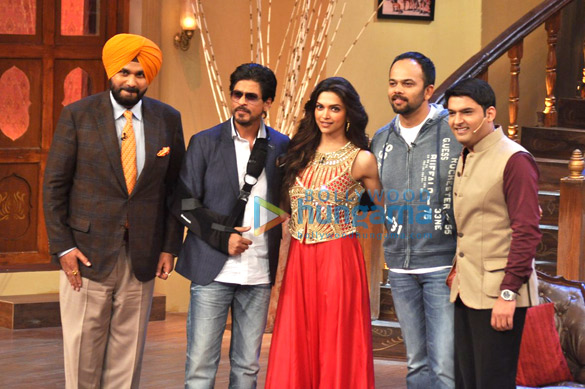 shahrukh deepika promote chennai express on comedy nights with kapil 2