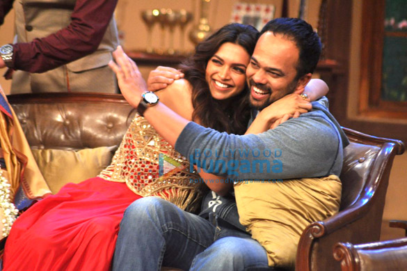 shahrukh deepika promote chennai express on comedy nights with kapil 9