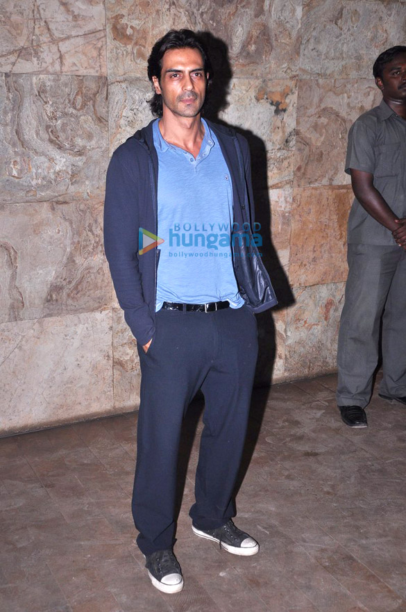 amitabh bachchan at the special screening of d day 3